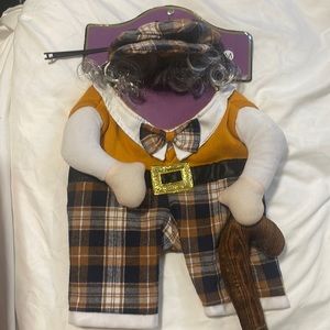 Pet grandpa costume size medium